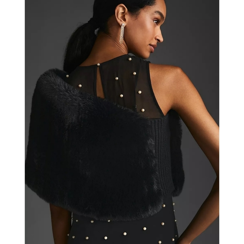 21. Anthropologie Faux Fur Stole - Picture 10 of 10